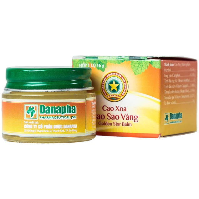 Cao Sao Vàng điều trị cảm cúm, nhức đầu (16g)