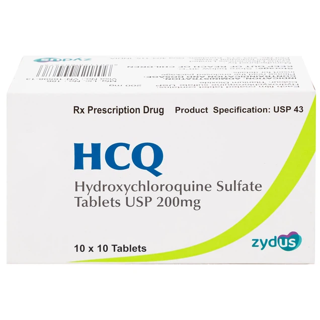 HCQ 200mg phòng sốt rét và điều trị sốt rét cấp tính (10 vỉ x 10 viên) - Ảnh 3