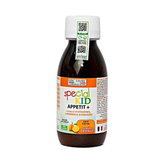 Special Kid Appeti Siro Bổ Dưỡng bổ sung các vitamin và khoáng chất, hỗ trợ tiêu hóa tốt (125ml)