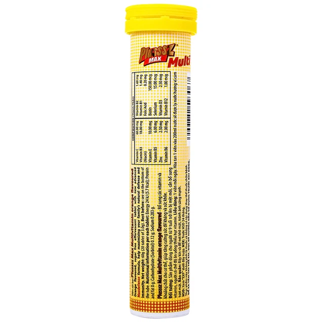 Plusssz Gold Max Vitamin Cam bổ sung vitamin và khoáng chất cho cơ thể (20 viên) - Ảnh 3