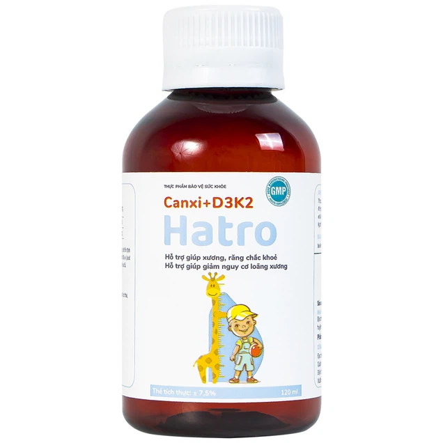 Siro Canxi D3K2 xương khỏe bổ sung canxi giúp xương, răng chắc khỏe (120ml) - Ảnh 3