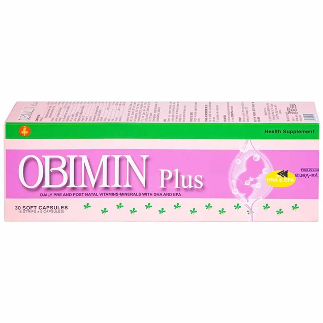 Obimin Plus bổ sung vitamin và khoáng chất (6 vỉ x 5 viên) - Ảnh 3