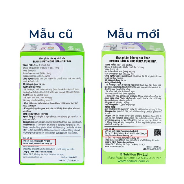 Baby Kids DHA Ultra Pure hỗ trợ phát triển não bộ, sức khỏe cho mắt (60 viên) - Ảnh 3