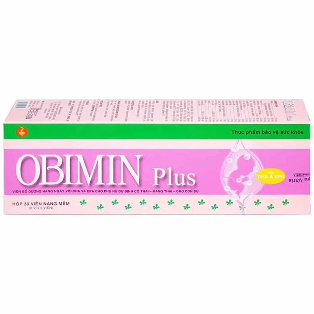 Obimin Plus bổ sung vitamin và khoáng chất (6 vỉ x 5 viên) - Ảnh 4