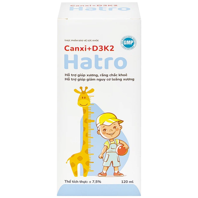 Siro Canxi D3K2 xương khỏe bổ sung canxi giúp xương, răng chắc khỏe (120ml) - Ảnh 5