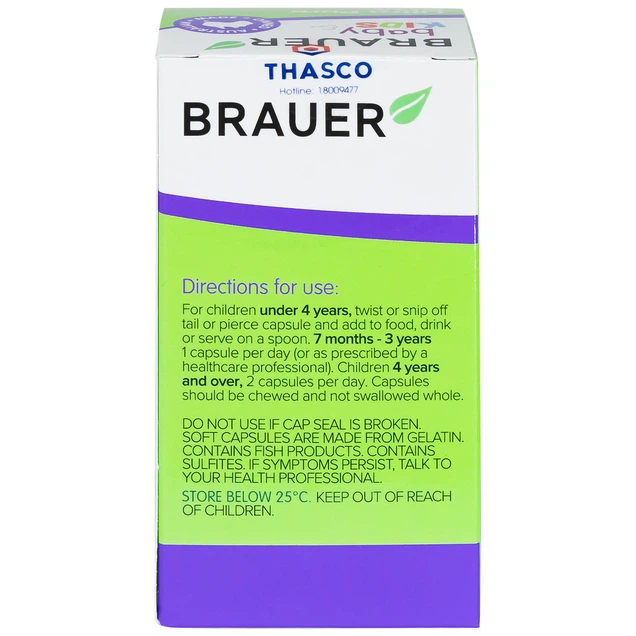 Baby Kids DHA Ultra Pure hỗ trợ phát triển não bộ, sức khỏe cho mắt (60 viên) - Ảnh 7