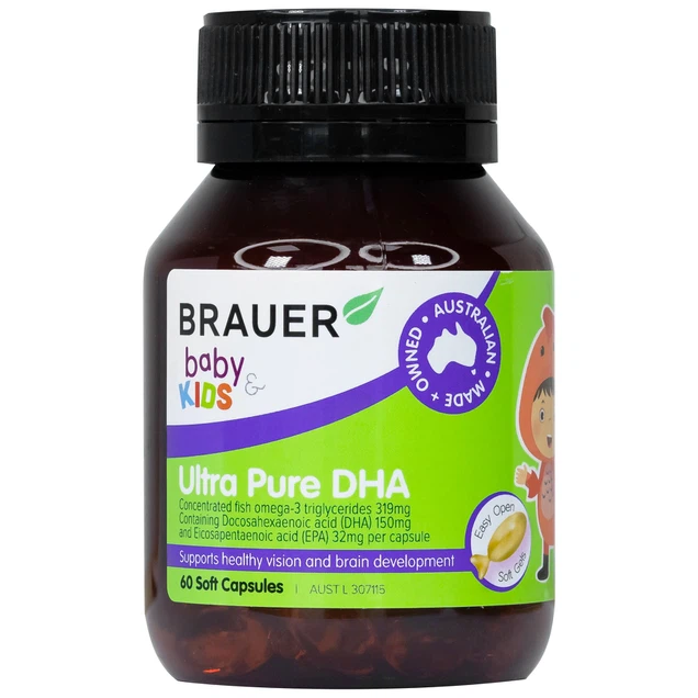 Baby Kids DHA Ultra Pure hỗ trợ phát triển não bộ, sức khỏe cho mắt (60 viên) - Ảnh 9