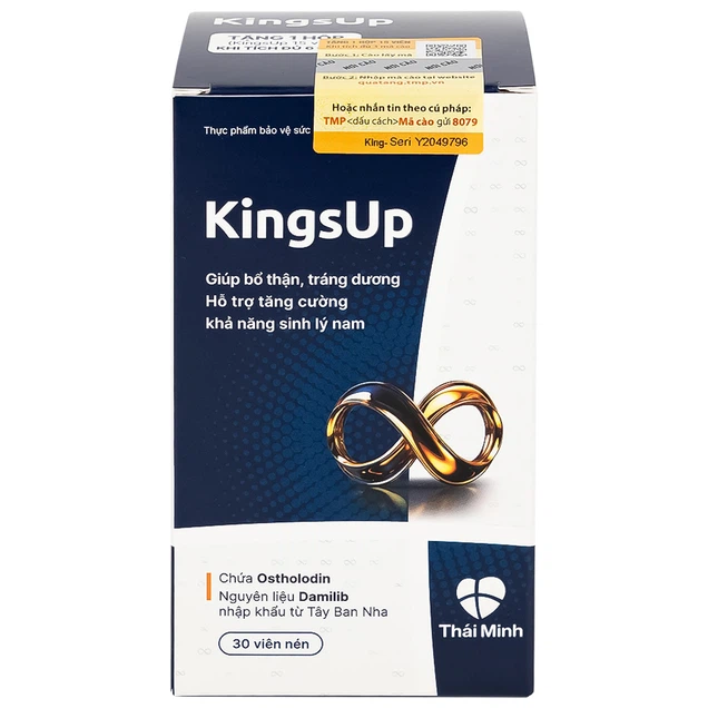 KingsUp bổ thận tráng dương hỗ trợ tăng cường khả năng sinh lý nam (30 viên) - Ảnh 5
