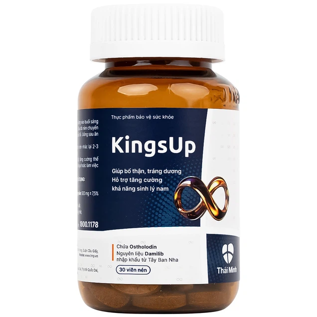 KingsUp bổ thận tráng dương hỗ trợ tăng cường khả năng sinh lý nam (30 viên) - Ảnh 8