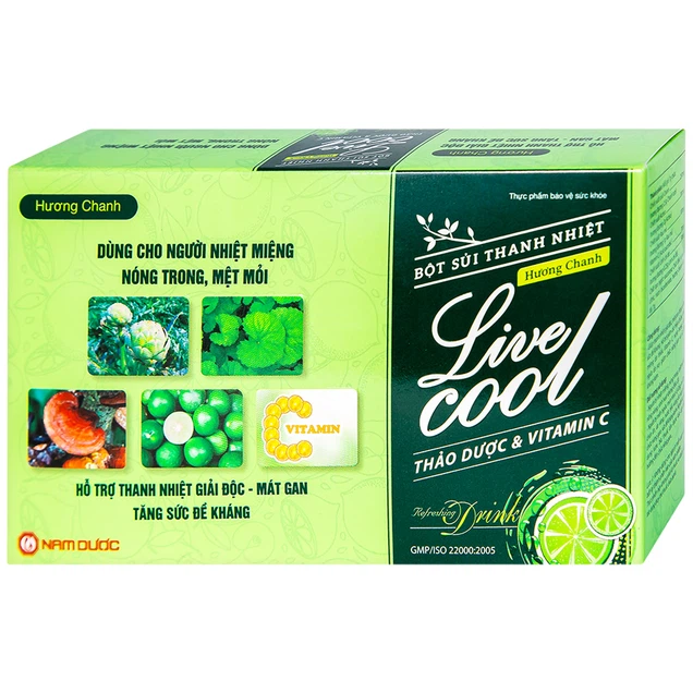 Livecool Thanh Nhiệt chanh hỗ trợ giải độc, mát gan (10 gói x 7g)
