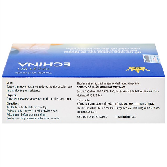 Echina Kingphar tăng sức đề kháng (30 viên) - Ảnh 5